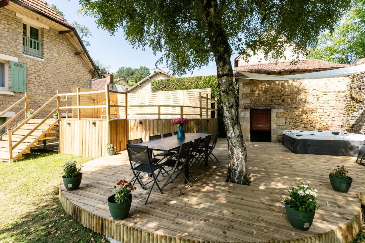 Wonderful House In Sarlat Center With Heated Pool & Jaccuzi Villa Buitenkant foto