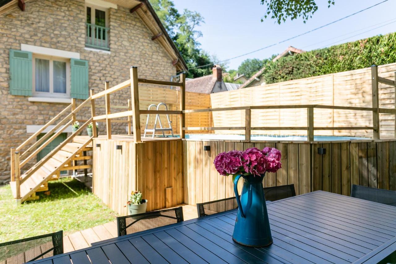 Wonderful House In Sarlat Center With Heated Pool & Jaccuzi Villa Buitenkant foto