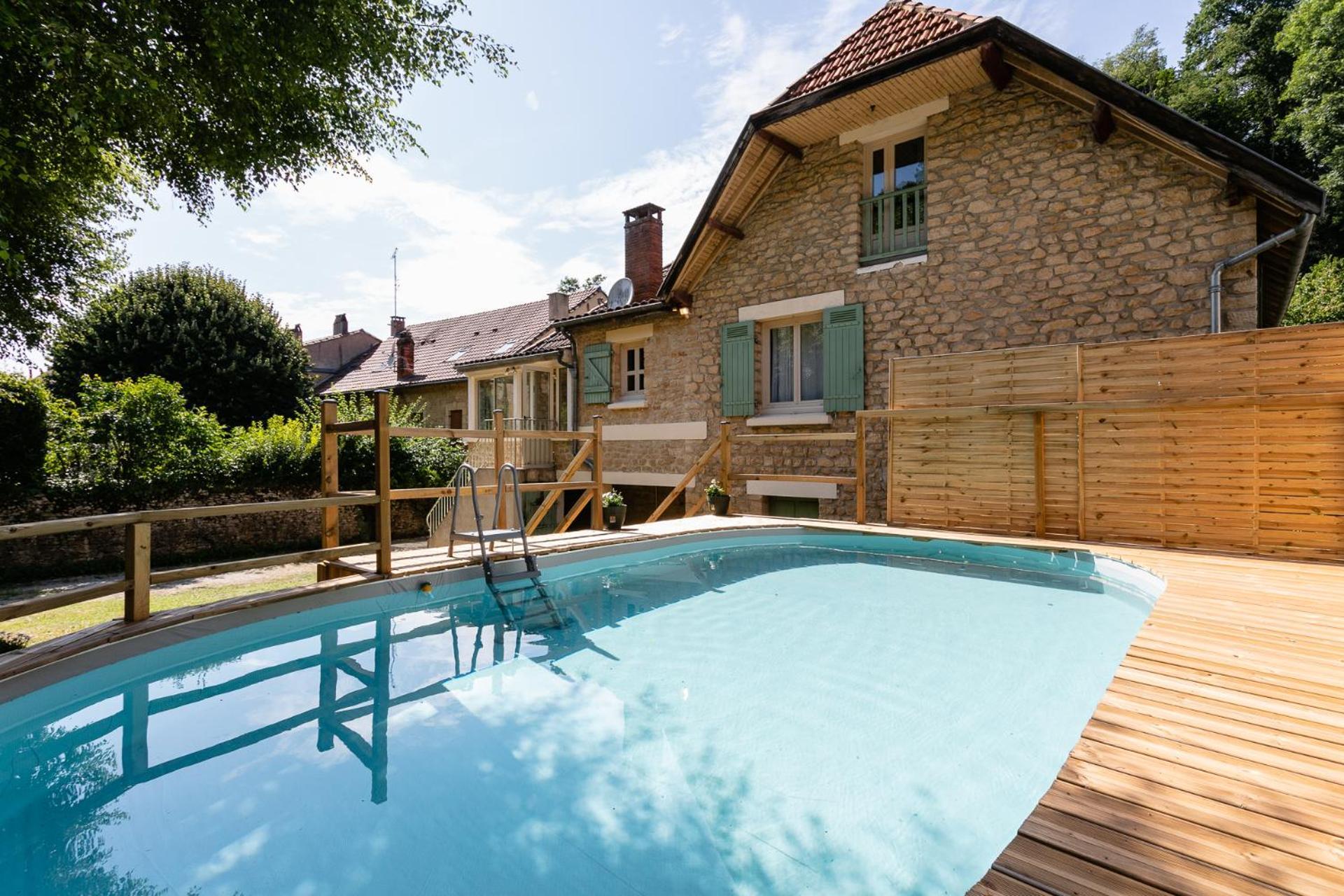 Wonderful House In Sarlat Center With Heated Pool & Jaccuzi Villa Buitenkant foto