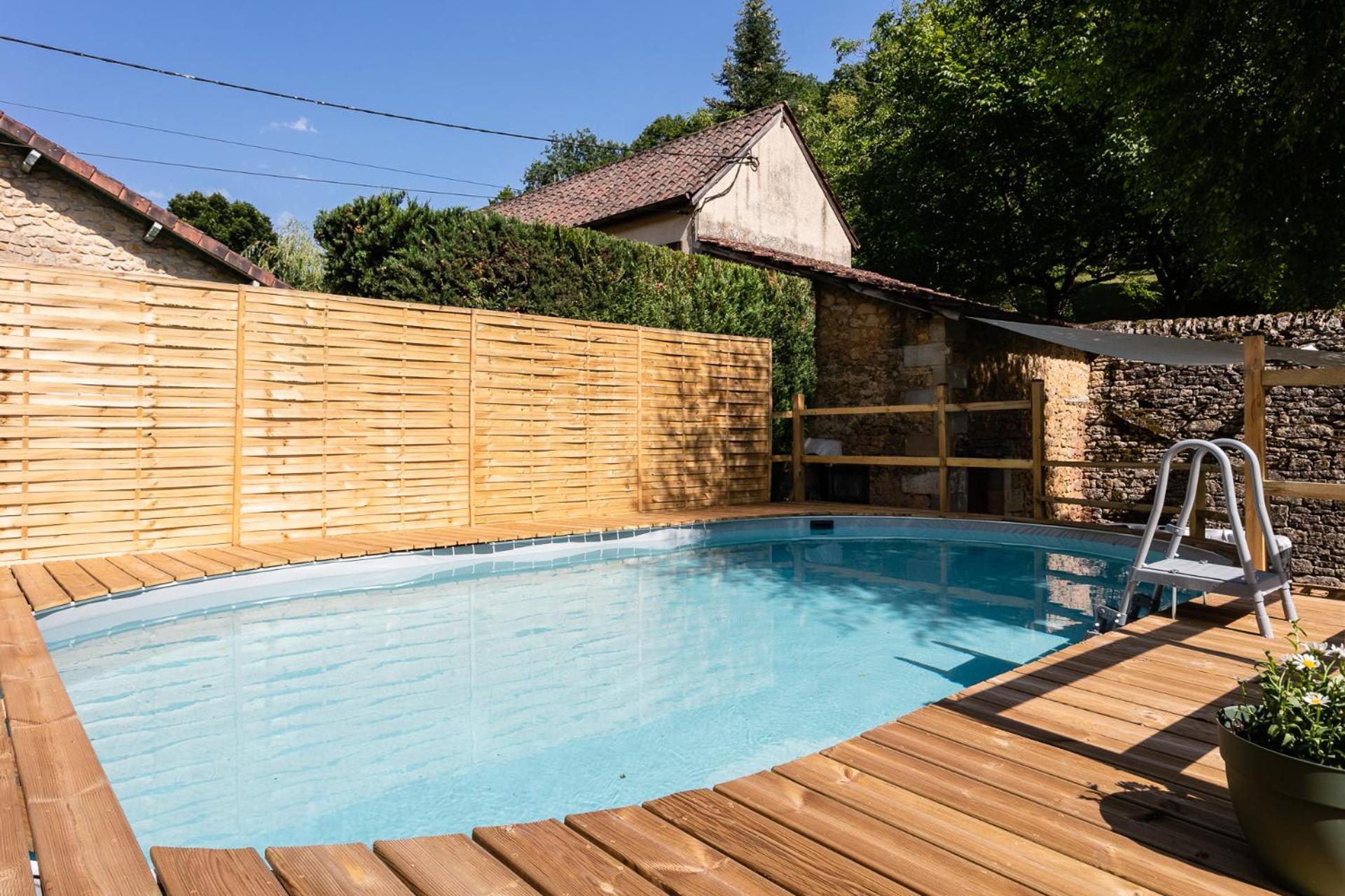 Wonderful House In Sarlat Center With Heated Pool & Jaccuzi Villa Buitenkant foto